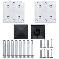 Recinzione da Giardino in WPC 699x106 cm Grigia 3053249