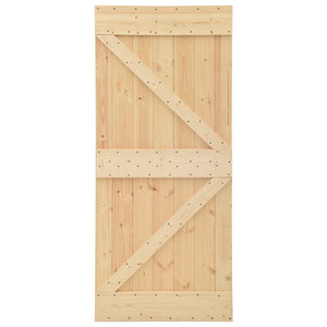 Porta 80x210 cm in Legno Massello di Pino 289107