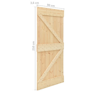Porta 90x210 cm in Legno Massello di Pino 289108