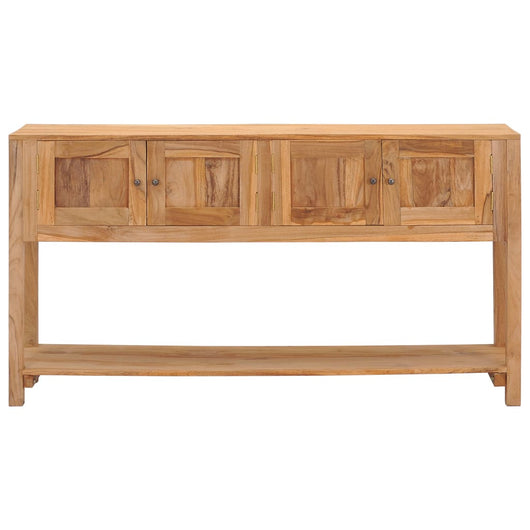 Credenza 140x30x75 cm in Legno Massello di Teak 288894
