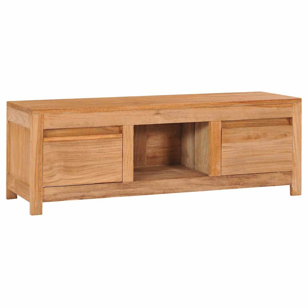 Mobile Porta TV 100x30x35 cm in Legno Massello di Teak cod mxl 25244