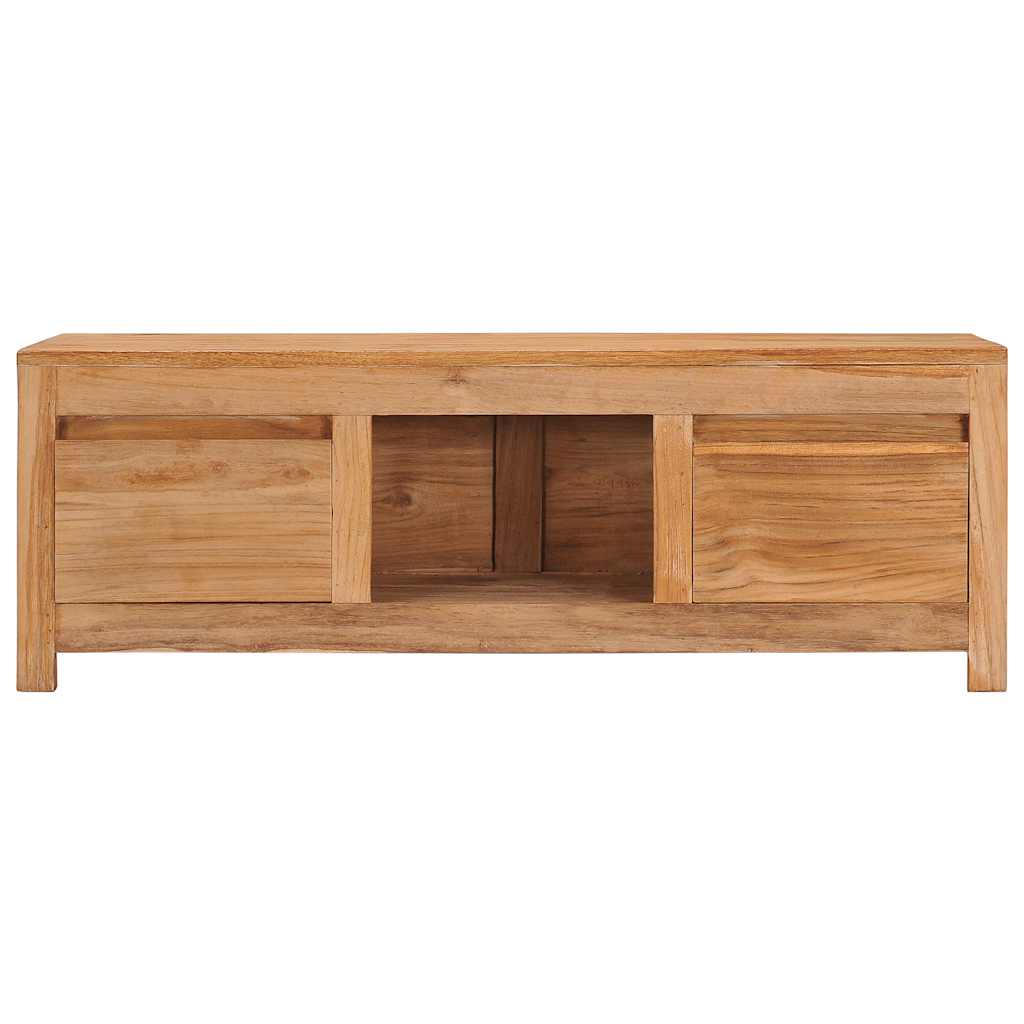 Mobile Porta TV 100x30x35 cm in Legno Massello di Teak cod mxl 25244