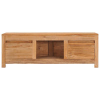 Mobile Porta TV 100x30x35 cm in Legno Massello di Teak cod mxl 25244