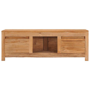 Mobile Porta TV 100x30x35 cm in Legno Massello di Teak cod mxl 25244
