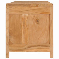 Mobile Porta TV 135x30x35 cm in Legno Massello di Teak 288901