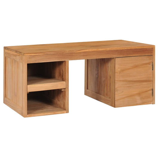 Tavolino da CaffÃ¨ 90x50x40 cm in Legno Massello di Teak cod mxl 21077