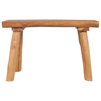 Panchina da Giardino 80 cm in Legno Massello di Teak 288816