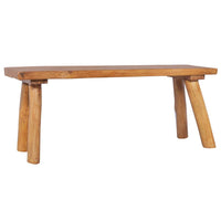 Panchina da Giardino 120 cm in Legno Massello di Teak 288817