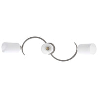 Lampadario Paralume in Ceramica a Cono Bianco 3 Lampadine E14 cod mxl 75500