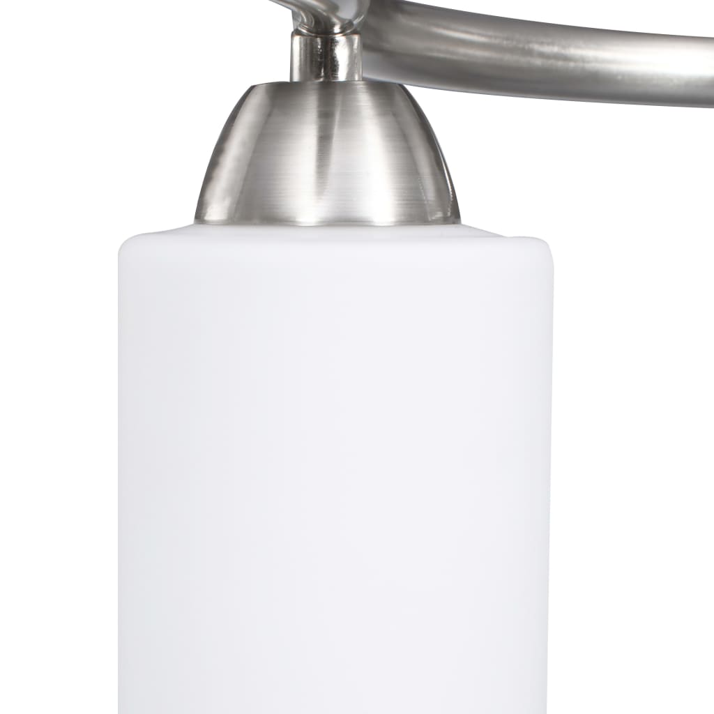 Lampadario Paralume in Ceramica a Cono Bianco 3 Lampadine E14 cod mxl 75500