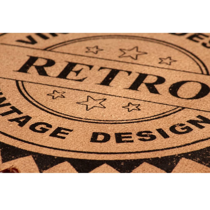 Set da Bar 9 pz in Legno Massello di Recupero Vera Pelle e Tela cod mxl 60752