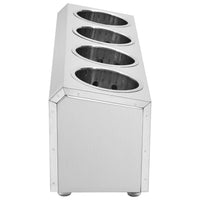 Portaposate con 4 Inserti Rettangolare in Acciaio Inox 51227