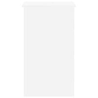 Scrivania Bianca 90x45x76 cm in Legno Multistrato 801373