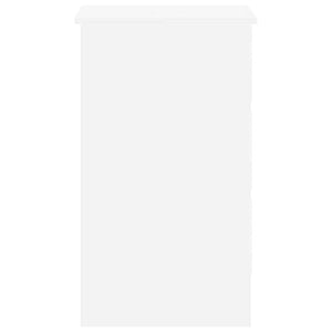 Scrivania Bianca 90x45x76 cm in Legno Multistrato 801373