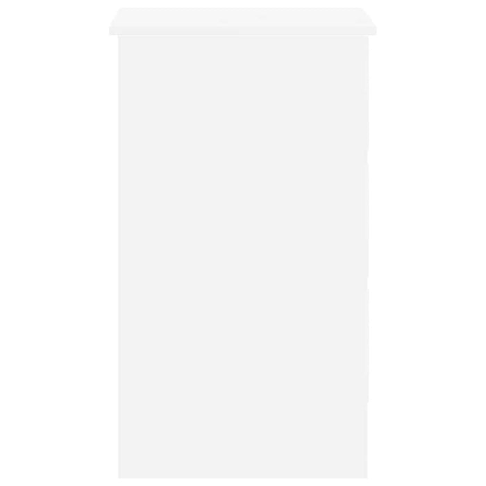 Scrivania Bianca 90x45x76 cm in Legno Multistrato 801373