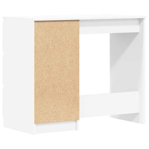 Scrivania Bianca 90x45x76 cm in Legno Multistrato 801373