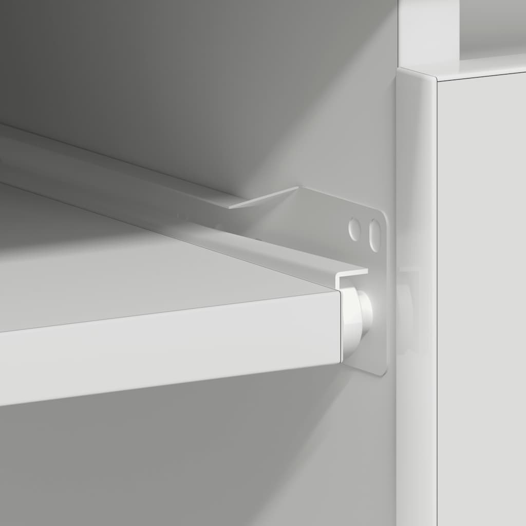 Scrivania Bianca 90x45x76 cm in Legno Multistrato 801373