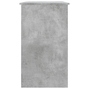 Scrivania tavolo postazione di lavoro mobile per computer studio 90 x 45 x 76 cm derivati ​​del legno grigio 02_0023849