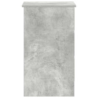 Scrivania Grigio Cemento 90x45x76 cm in Legno Multistrato