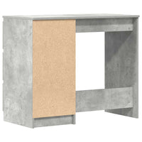 Scrivania Grigio Cemento 90x45x76 cm in Legno Multistrato 801377