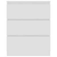 Credenza Bianca 60x35x76 cm in Legno Multistrato