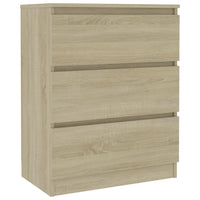Credenza Rovere Sonoma 60x35x76 cm in Legno Multistrato 801385