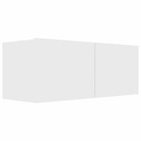 Mobile Porta TV Bianco 80x30x30 cm in Legno Multistrato