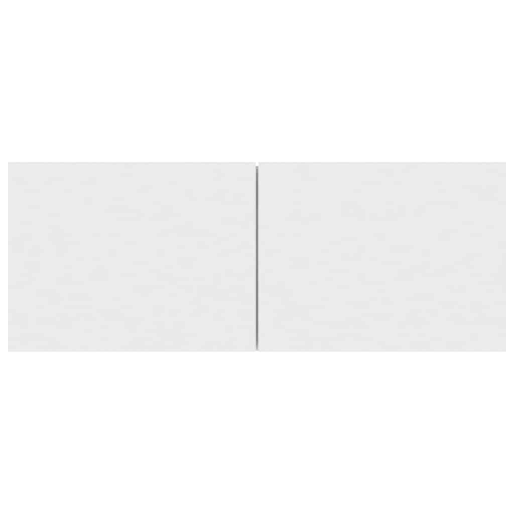 Mobile Porta TV Bianco 80x30x30 cm in Legno Multistrato 801472