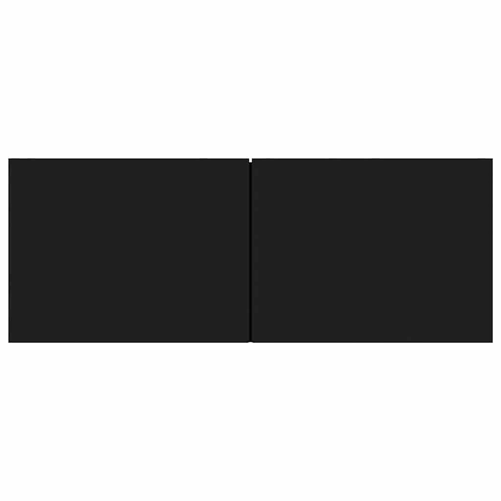 Mobile Porta TV Nero 80x30x30 cm in Legno Multistrato 801473