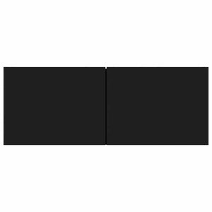 Mobile Porta TV Nero 80x30x30 cm in Legno Multistrato 801473