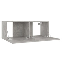 Mobile Porta TV Grigio Cemento 80x30x30 cm in Legno Multistrato 801476