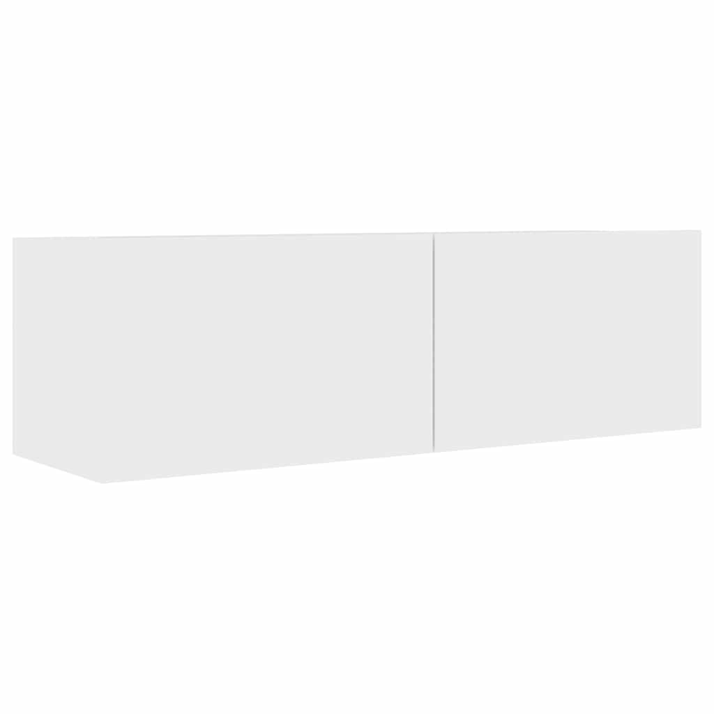 Mobile Porta TV-Mobile per TV-Credenza TV Bianco 100x30x30 cm in Legno Multistrato