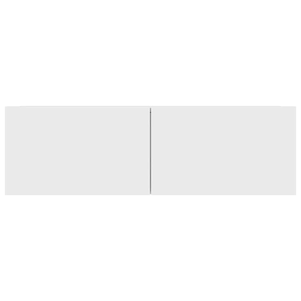 Mobile Porta TV Bianco 100x30x30 cm in Truciolato