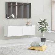 Mobile Porta TV-Mobile per TV-Credenza TV Bianco 100x30x30 cm in Legno Multistrato