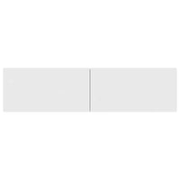 Mobile Porta TV Bianco 120x30x30 cm in Legno Multistrato 801490