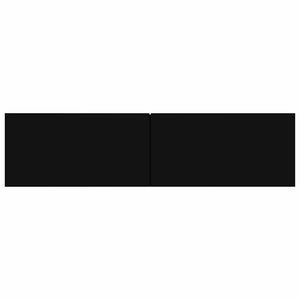 Mobile TV Nero 120x30x30 cm in Truciolato