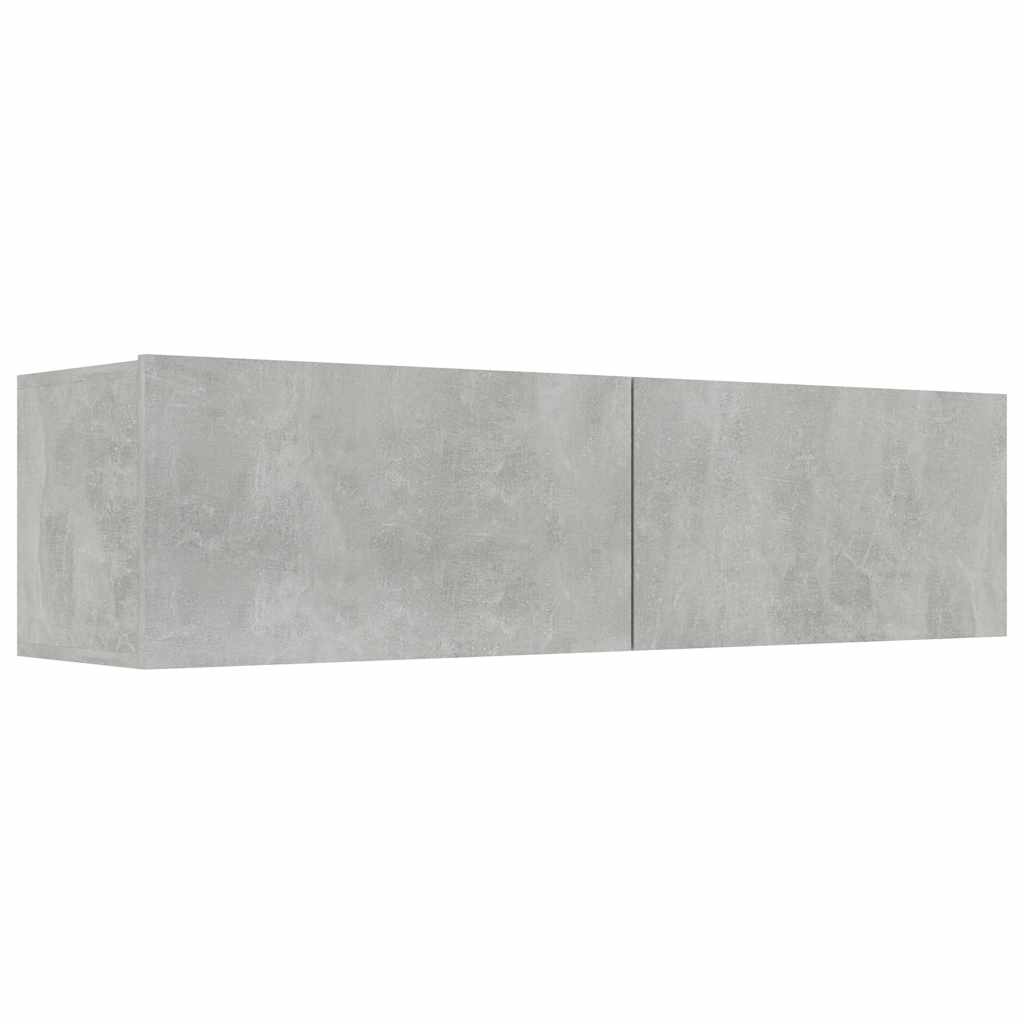 Mobile Porta TV Grigio Cemento 120x30x30cm in Legno Multistrato 801494