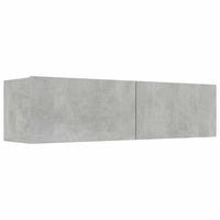 Mobile Porta TV Grigio Cemento 120x30x30cm in Legno Multistrato 801494