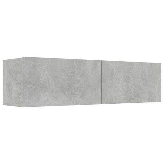 Mobile Porta TV Grigio Cemento 120x30x30cm in Legno Multistrato 801494