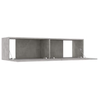 Mobile TV Grigio Cemento 120x30x30 cm in Truciolato