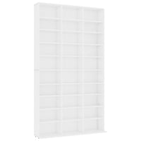 Armadietto TV Bianco 102x16x177,5 cm in Legno Multistrato 801778