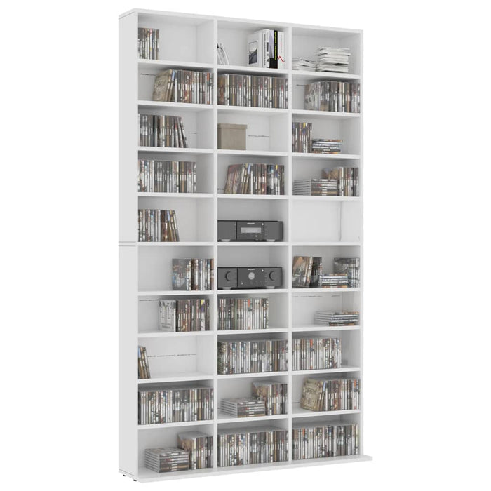 Armadietto TV-Libreria Bianco 102x16x177,5 cm in Legno Multistrato