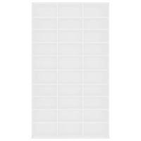 Armadietto TV Bianco 102x16x177,5 cm in Legno Multistrato 801778