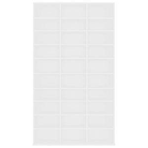 Armadietto TV Bianco 102x16x177,5 cm in Legno Multistrato 801778