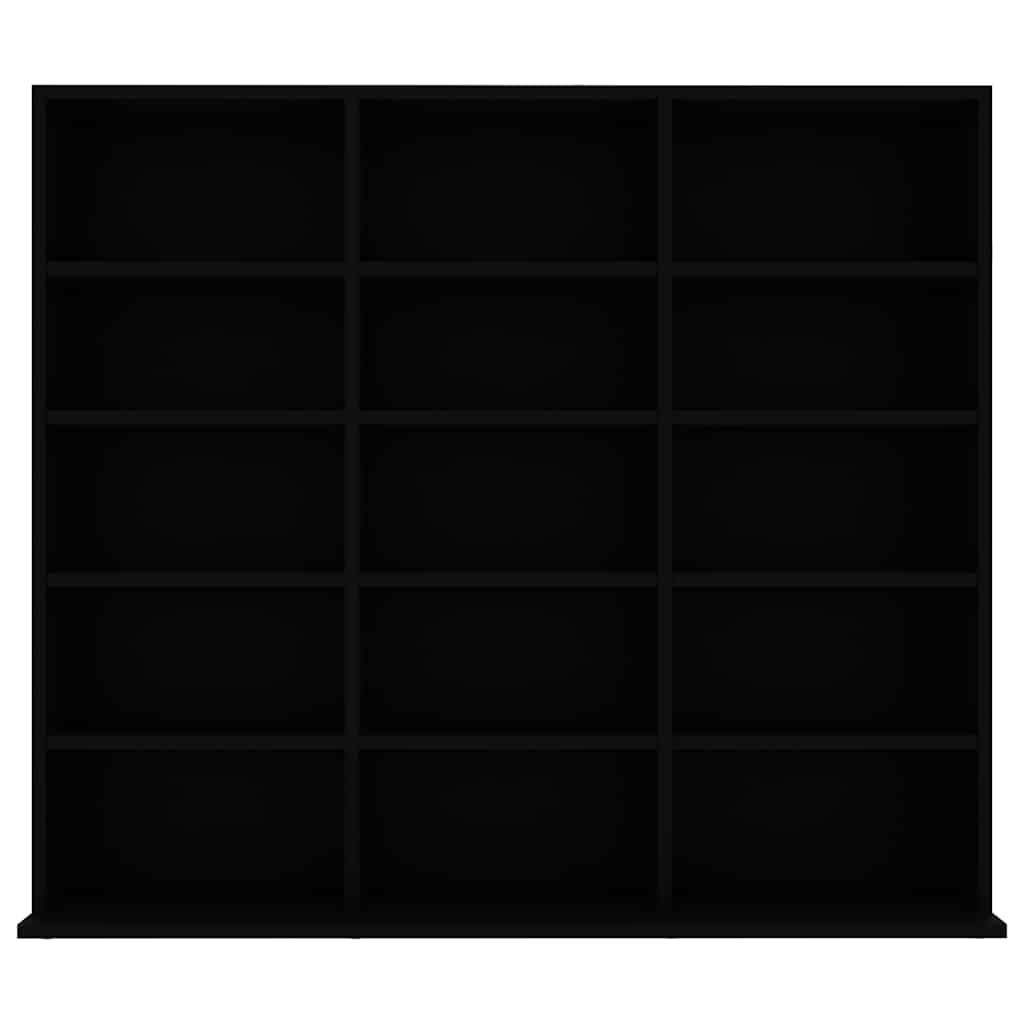 Armadio Porta CD Nero 102x23x89,5 cm in Truciolato 801788