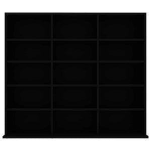 Armadio Porta CD Nero 102x23x89,5 cm in Truciolato 801788