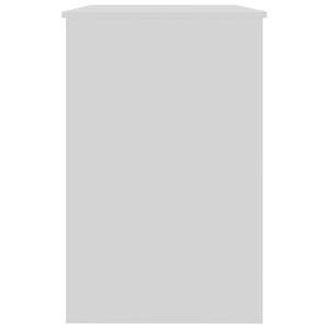 Scrivania Bianco Lucido 100x50x76 cm in Legno Multistrato 801802