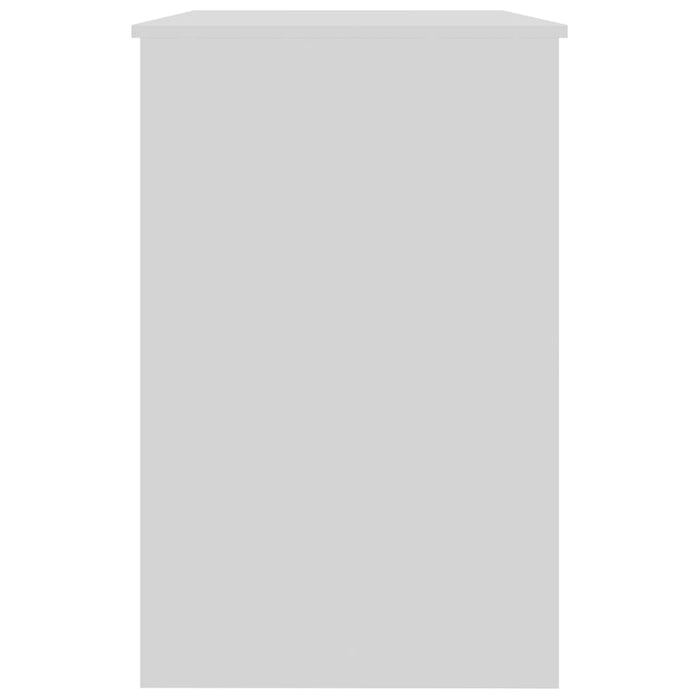 Scrivania Bianco Lucido 100x50x76 cm in Legno Multistrato 801802