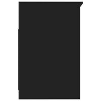 Cassettiera Nera 40x50x76 cm in Legno Multistrato 801806