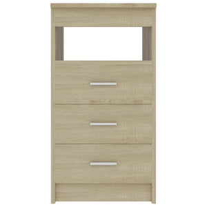 Cassettiera Rovere Sonoma 40x50x76 cm in Legno Multistrato 801808